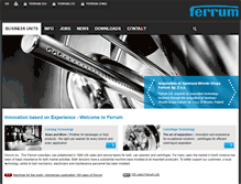 Tablet Screenshot of ferrumus.com